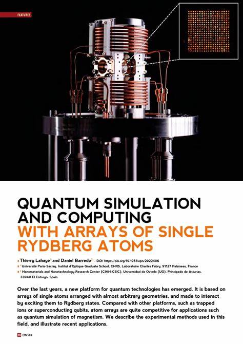 Single atom acts as a quantum computer and simulates molecules