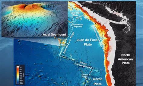 An underwater volcano off the coast of Oregon may be about to erupt