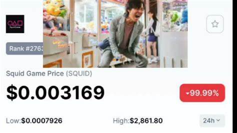 Watch this guy lose his shit as $2T Squid Game crypto crashes to zero - Protos