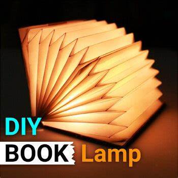 DIY book lamp: simple electronics meets paper craft
