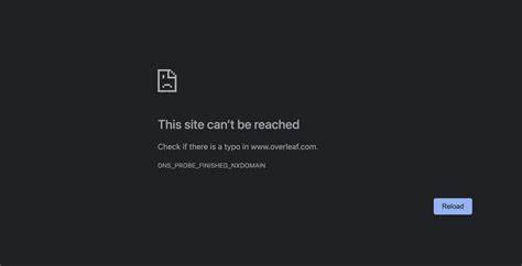 Overleaf Is Down