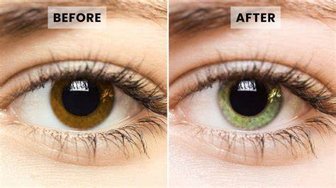 People are permanently changing their eye color