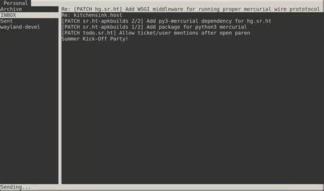 aerc: A Pretty Good Email Client with Support for Working with Git and Email