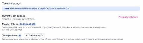 V0 Moves to Monthly + Token In/Out Billing