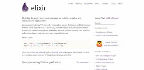 Elixir: An Alternative to JavaScript-Based Web Development