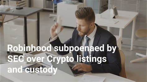Robinhood erhält eine Durchsetzungsmitteilung der SEC wegen Krypto-Handels
