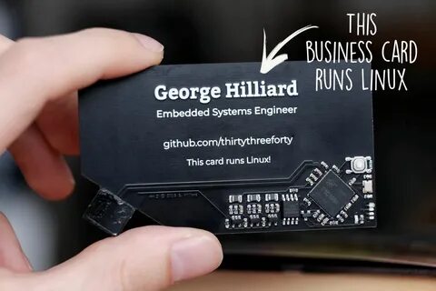 My Business Card Runs Linux (2019)