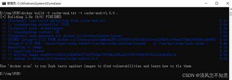 Run –mount=type=cache caches on CI platforms