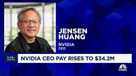 Nvidia's CEO pay swells to $49.8M; firm reveals younger Huangs on the payroll