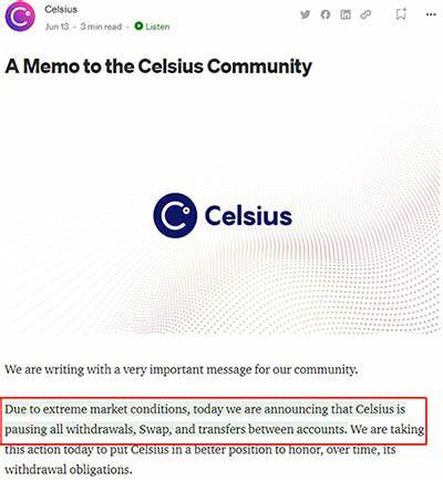 What is Celsius and why is it pausing crypto withdrawals?