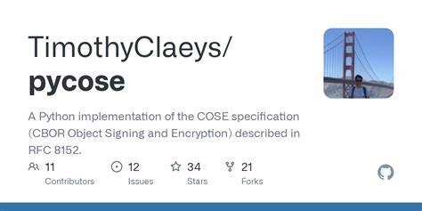 RFC 8152 – CBOR Object Signing and Encryption (COSE)