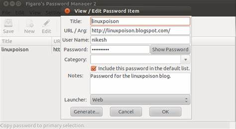 Figaro's Password Manager 2