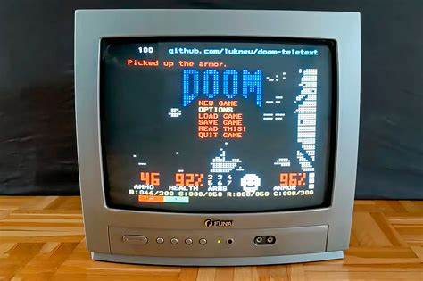 Playing Doom on a Computer from the 1950s