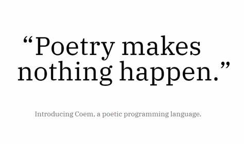 Coem, a Poetic Programming Language