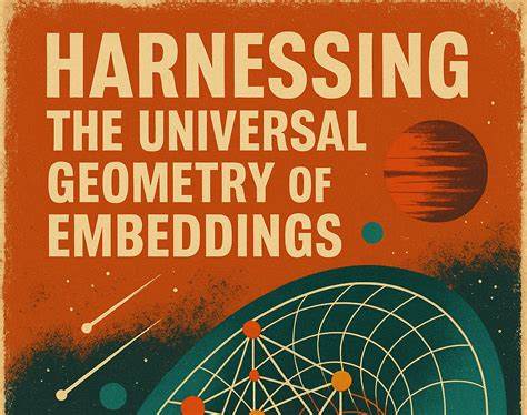 Harnessing the Universal Geometry of Embeddings