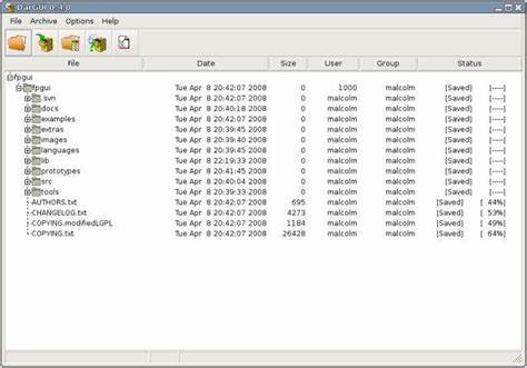 Dar – Disk ARchive, a robust and rich featured archiving and backup software