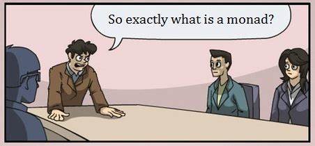Monads are not like burritos