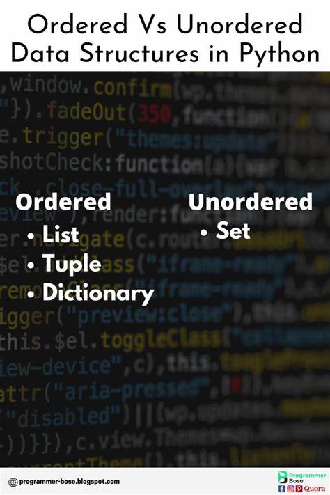 Are Python Dictionaries Ordered Data Structures?