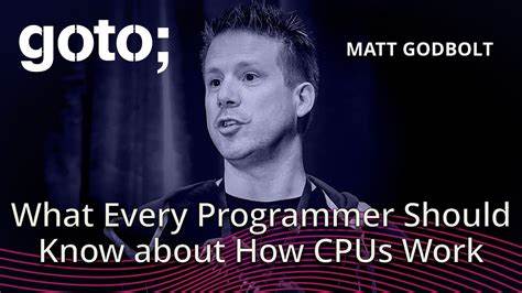 What Every Programmer Should Know about How CPUs Work • Matt Godbolt • Goto 2024 [video]