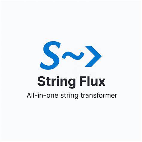 Show HN: String Flux – Simplify everyday string transformations for developers