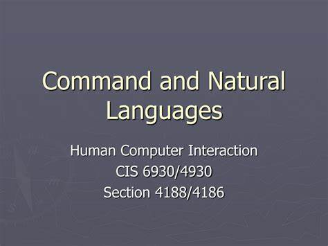 Substage: Command line power, natural language ease