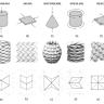 Fundamental forms for characterizing trapezoid-based origami metamaterials