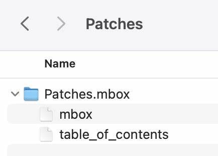 Working with Git Patches in Apple Mail (2023)