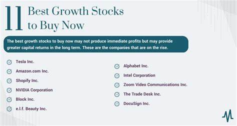 Here Are My Top 2 Growth Stocks to Buy Now
