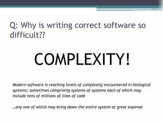 Why Writing Correct Software Is Hard (2016)
