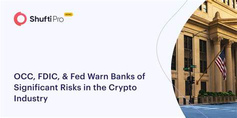 Federal Reserve, FDIC and OCC Warn Banks About Cryptocurrency Risks - The Wall Street Journal