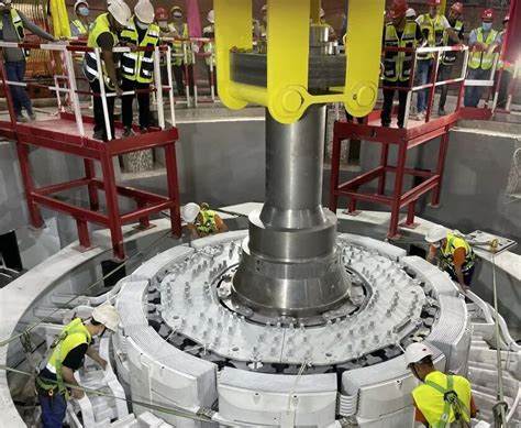 China Installs Nation's Largest Pumped Storage Rotor [video]