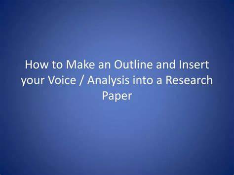 Use your voice to create research papers