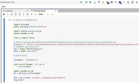 Pyodide makes it possible to install and run Python packages in the browser