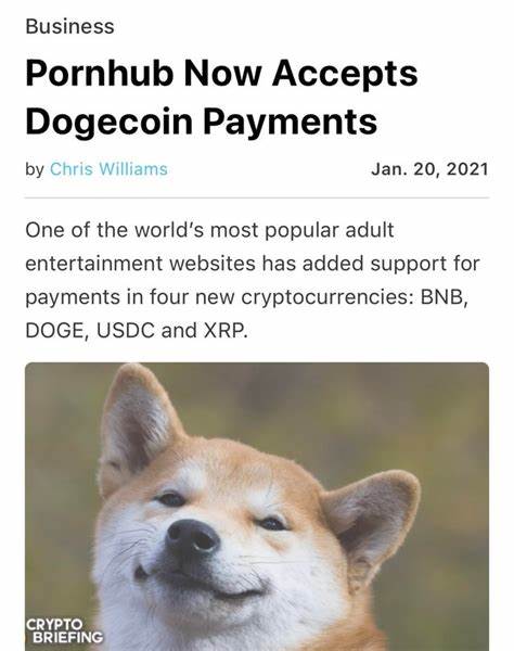 Pornhub Now Accepts Dogecoin Payments - Crypto Briefing