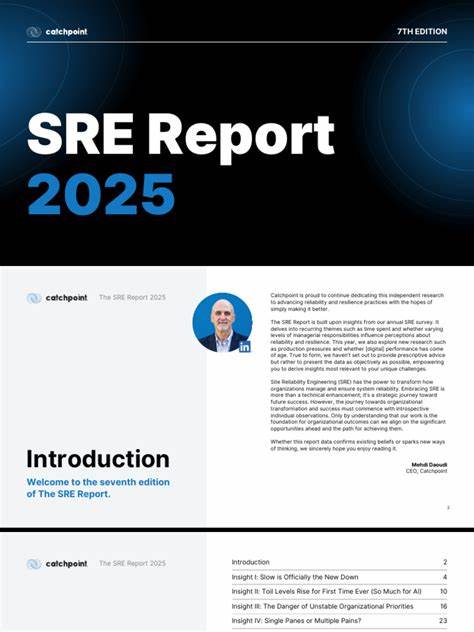 The SRE Report 2025 Survey by Catchpoint