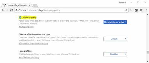 Autoplay Policy in Chrome