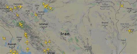 9-second video of the clearing of Iranian and Iraqi airspace