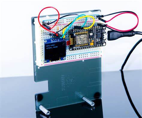 This ESP8266-based project fetches cryptocurrency data from CoinMarketCap, displaying real-time information on an OLED screen every 5 minutes