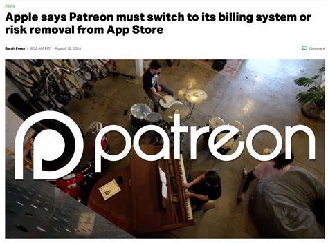 Patreon reinstates its original billing practices after Apple court case ruling