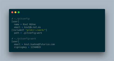 Manage Multiple Git Identities with IncludeIf.gitdir