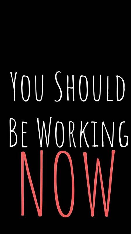 What problem should you be working on now?