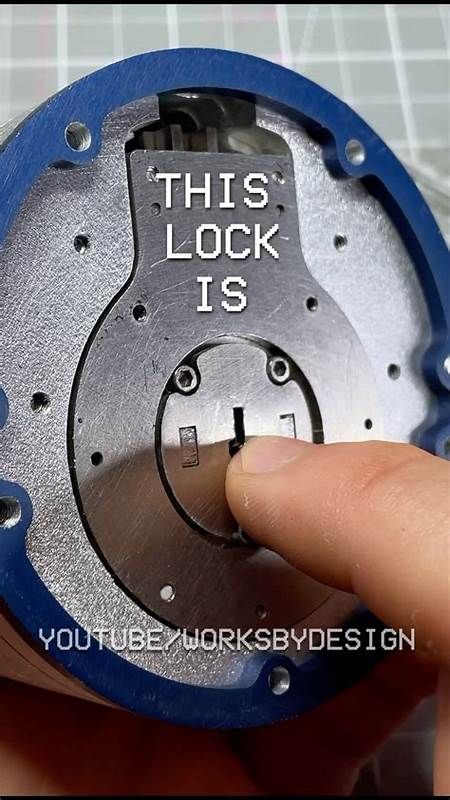 A "Pickproof" lock design using fractal vice idea [video]