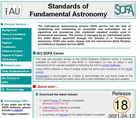 IAU Standards of Fundamental Astronomy