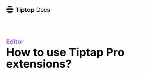 Tiptap open-sources 10 formerly Pro extensions under MIT license