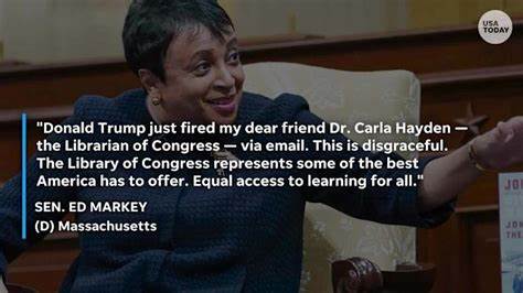 Head of Library of Congress fired via email