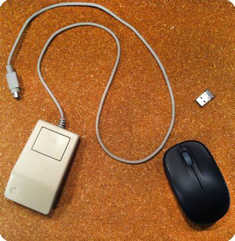 1985 Apple Mouse Converted into a Wireless Speech-to-Text Button