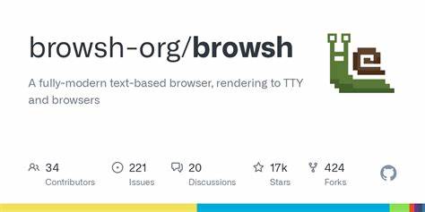 Browsh: A fully-modern text-based browser, rendering to TTY and browsers