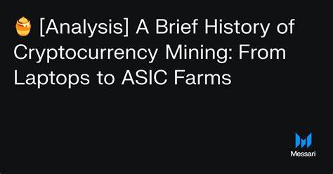 The History Of Crypto Mining: From Laptops To Mega-Farms