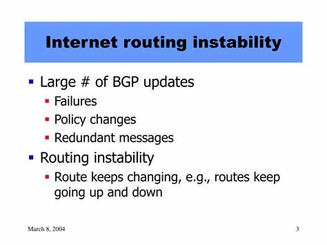 BGP handling bug causes widespread internet routing instability