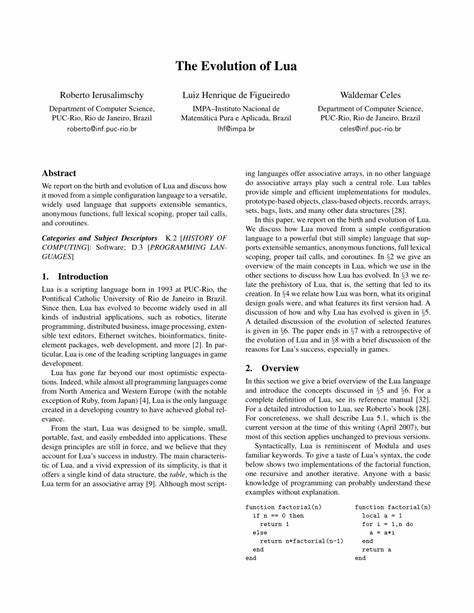 The evolution of Lua, continued [pdf]